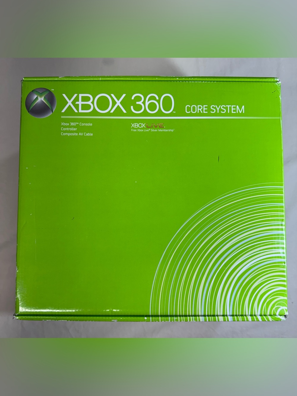 Microsoft Xbox 360 Core  System Factory Sealed Initial Launch